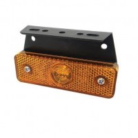 Luč pozicijska oranžna LED z nosilcem, Fltpn, kabel 1,5m+PR